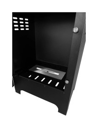 Biokominek koza MINI czarny mat z szybą