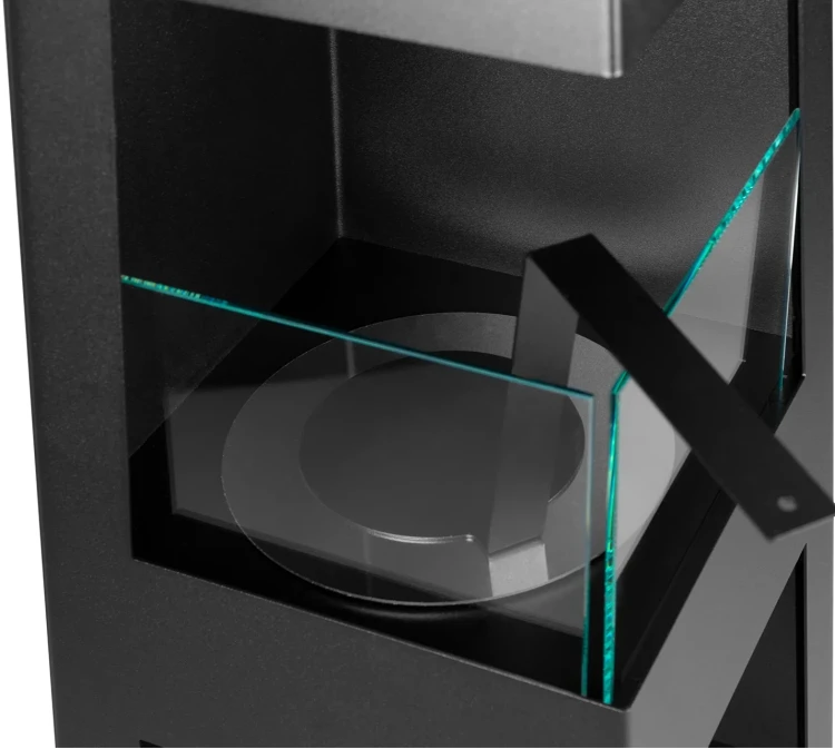 Biokominek wolnostojący PYRAMID GARDEN czarny mat