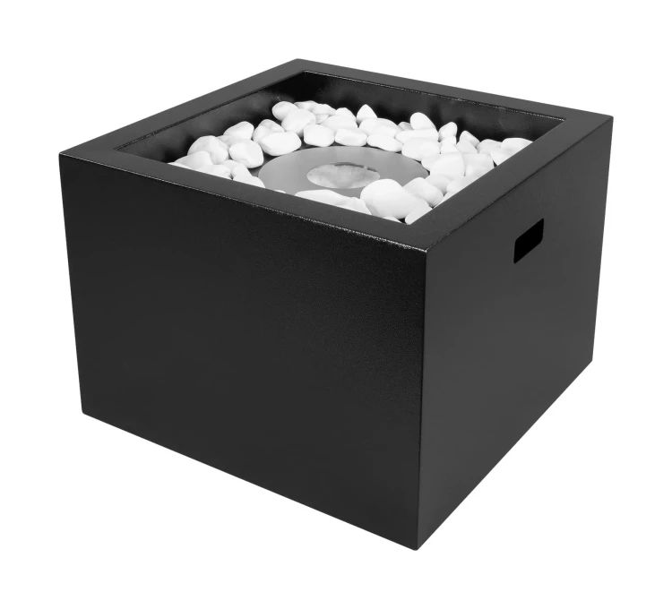 Biokominek wolnostojący NOVIUM czarny mat