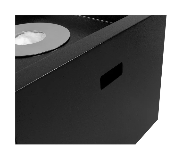 Biokominek wolnostojący NOVIUM czarny mat