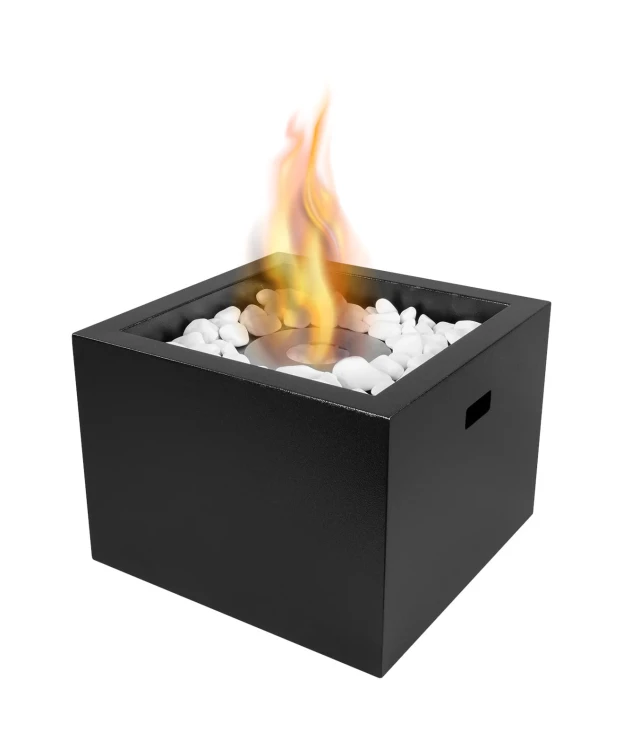 Biokominek wolnostojący NOVIUM czarny mat