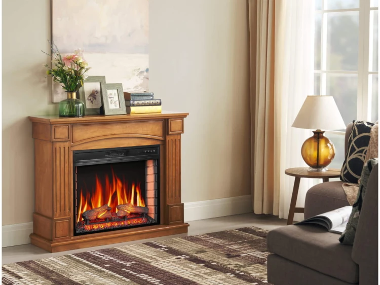 Kominek elektryczny portalowy ArtiFlame Boston AF28S dąb