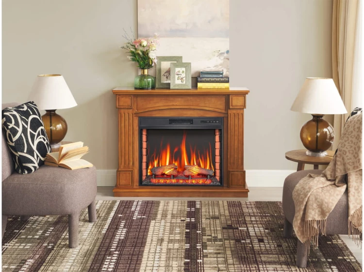 Kominek elektryczny portalowy ArtiFlame Boston AF28S dąb