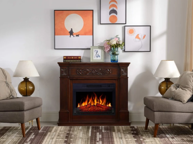 Kominek elektryczny portalowy ArtiFlame Toscana AF23S russet