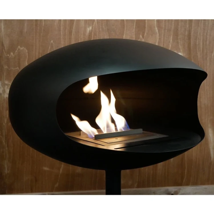 Biokominek wolnostojący Cocoon Pedestal Black