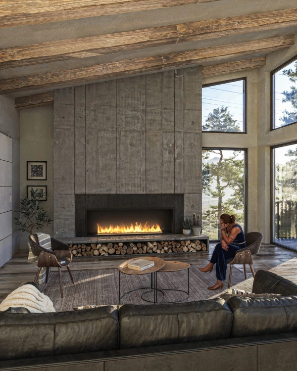 Biokominek automatyczny do zabudowy ETRONIC INSIDE 1800