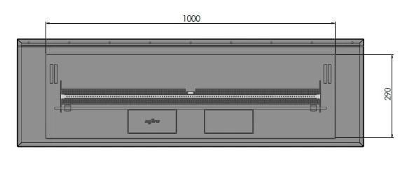 Biokominek automatyczny do zabudowy ETRONIC INSIDE C 1200