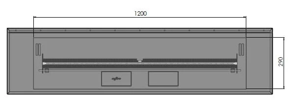 Biokominek automatyczny do zabudowy ETRONIC INSIDE C 1500
