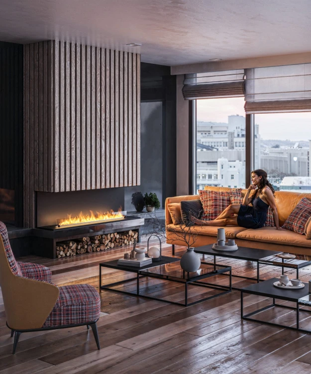 Biokominek automatyczny do zabudowy ETRONIC INSIDE C 1800