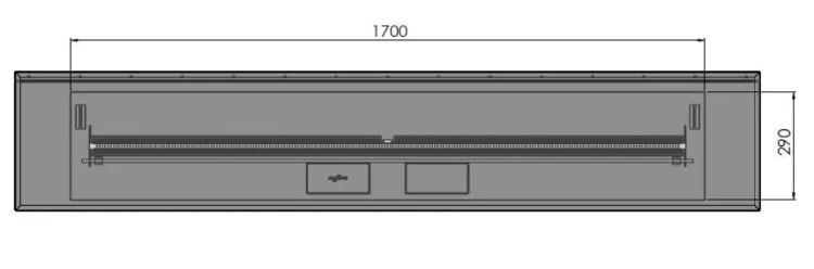 Biokominek automatyczny do zabudowy ETRONIC INSIDE C 2000