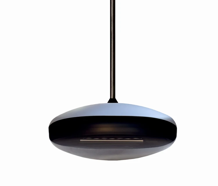 Biokominek sufitowy, obrotowy 360° TENORIO 750