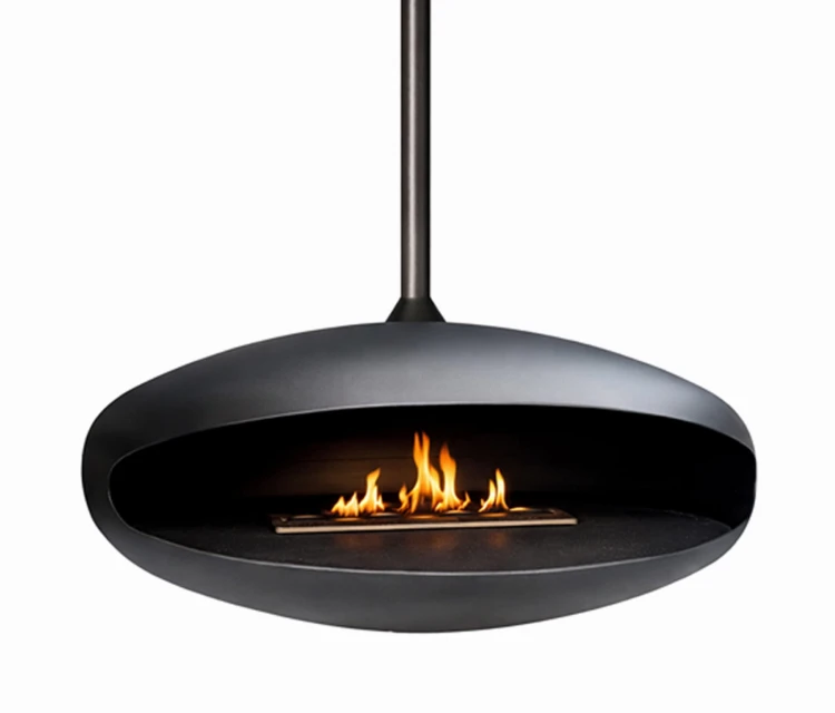 Biokominek sufitowy, obrotowy 360° TENORIO 750