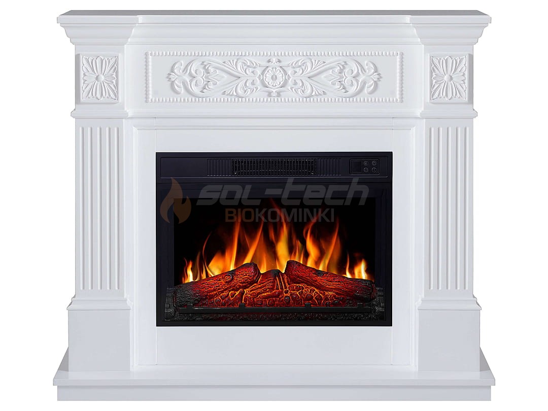 Kominek elektryczny portalowy ArtiFlame Toscana AF23S biały