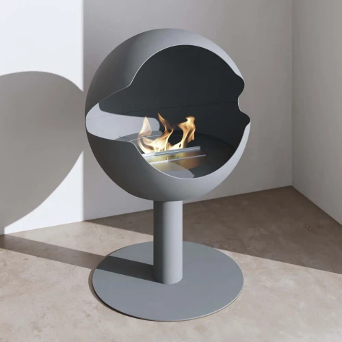 Biokominek wolnostojący VAUNI GLOBE HIGH MOONDUST