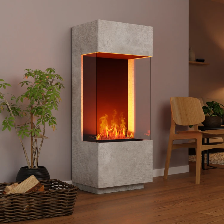 Kominek elektryczny portalowy Opti MK-1 Opti-Myst beton