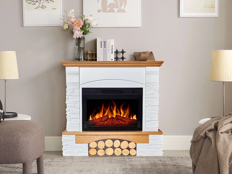 Kominek elektryczny portalowy Artiflame Roxwell AF23S dąb