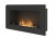 Biokominek do zabudowy FRAME 900 czarny mat