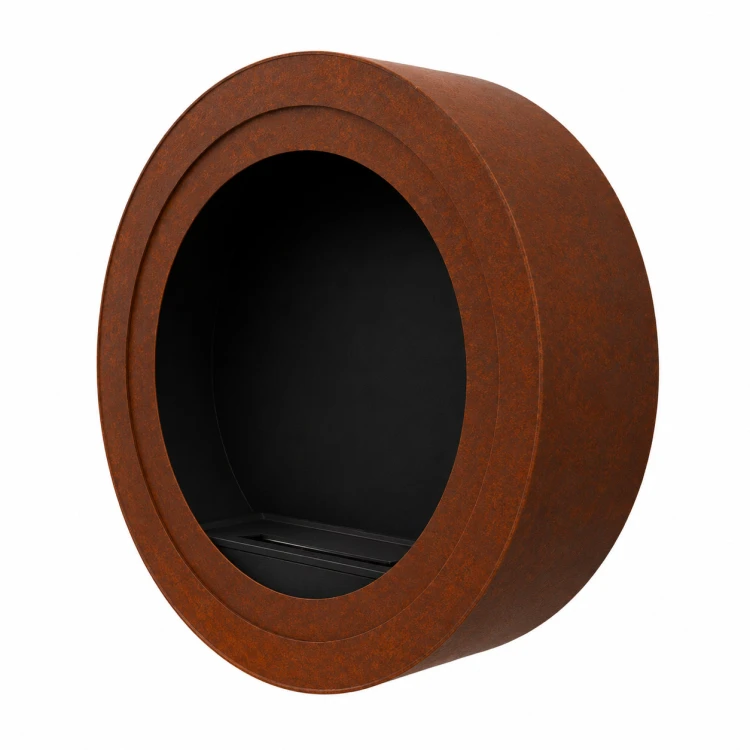 Biokominek wiszący ERTA 80 SYMMETRIC WALL 800 RUST
