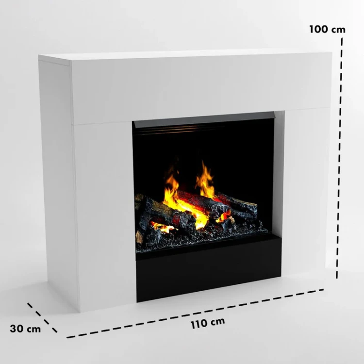 Kominek Opti MK Heat -2 Opti-Myst biały