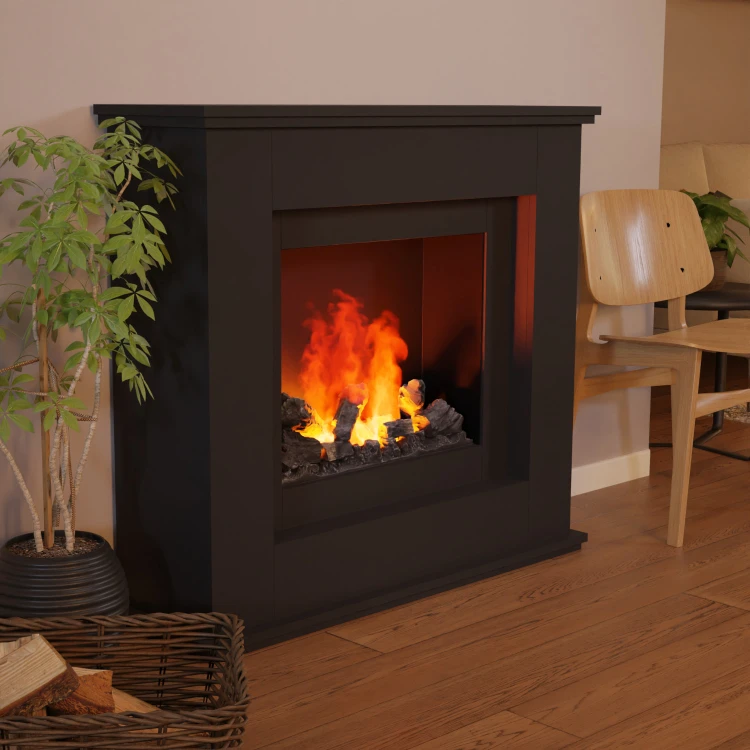 Kominek elektryczny Opti MK Heat-3 Opti-Myst czarny