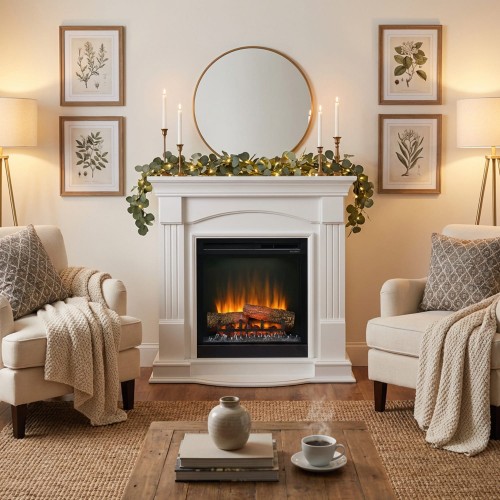 Kominek elektryczny portalowy Dimplex Campana White Optiflame