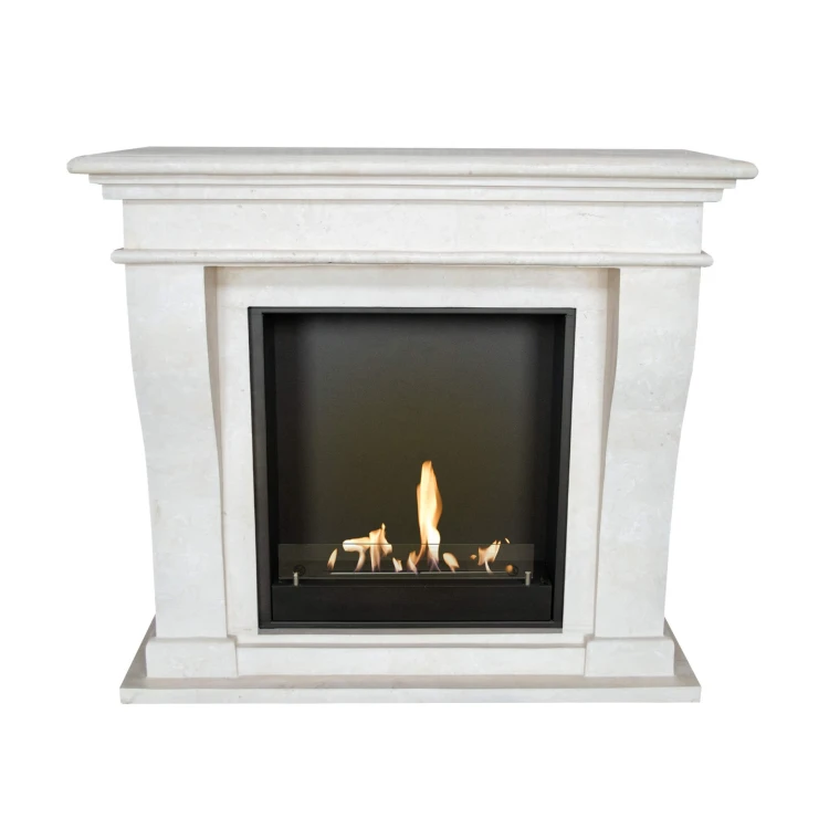 Kreta bioethanol fireplace (Bioethanol, Polished white natural stone).jpg