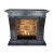 Kreta bioethanol fireplace (Bioethanol stone decor, Polished anthracite natural stone).jpg