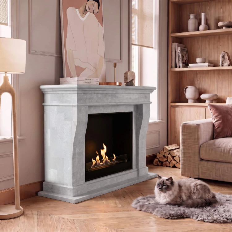 Biokominek portalowy Xaralyn Kreta Mini Greystone polerowany