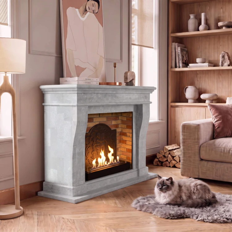 Biokominek portalowy Xaralyn Kreta Mini Greystone polerowany