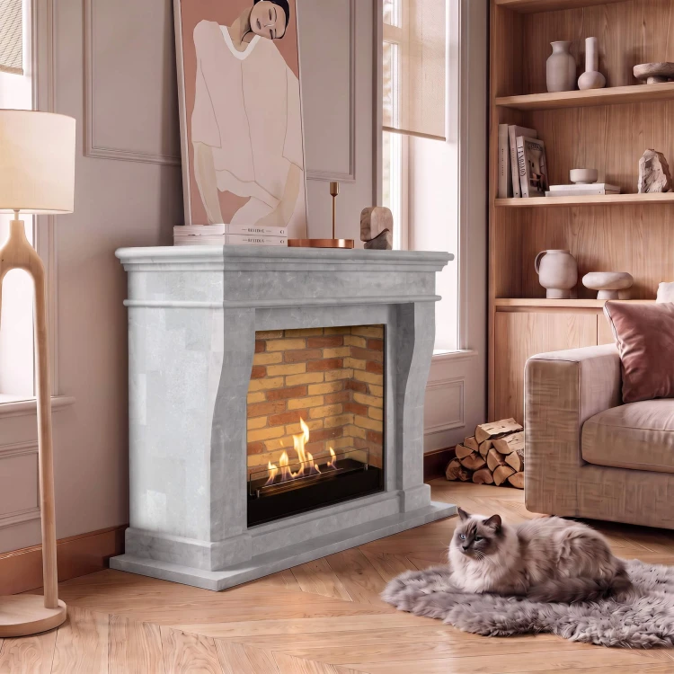 Biokominek portalowy Xaralyn Kreta Mini Greystone polerowany