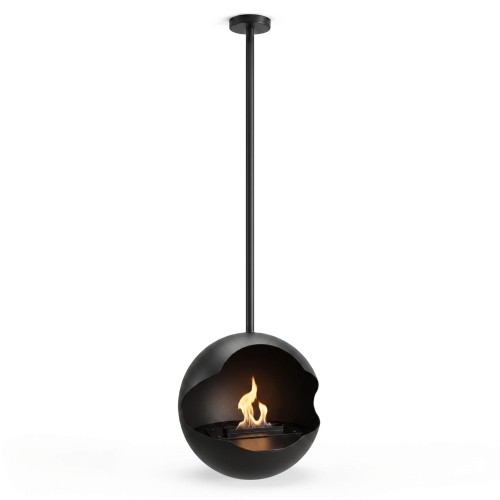 Biokominek sufitowy Xaralyn Halo Base czarny 60 cm