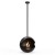 Biokominek sufitowy Xaralyn Halo Base czarny 60 cm