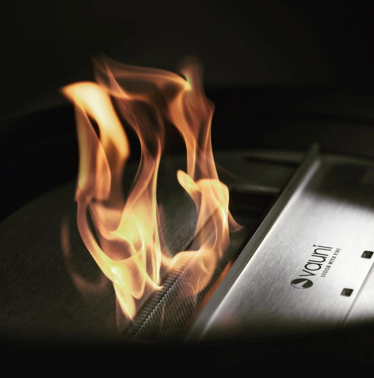 Biokominek wolnostojący VAUNI GLOBE LOW BLACK