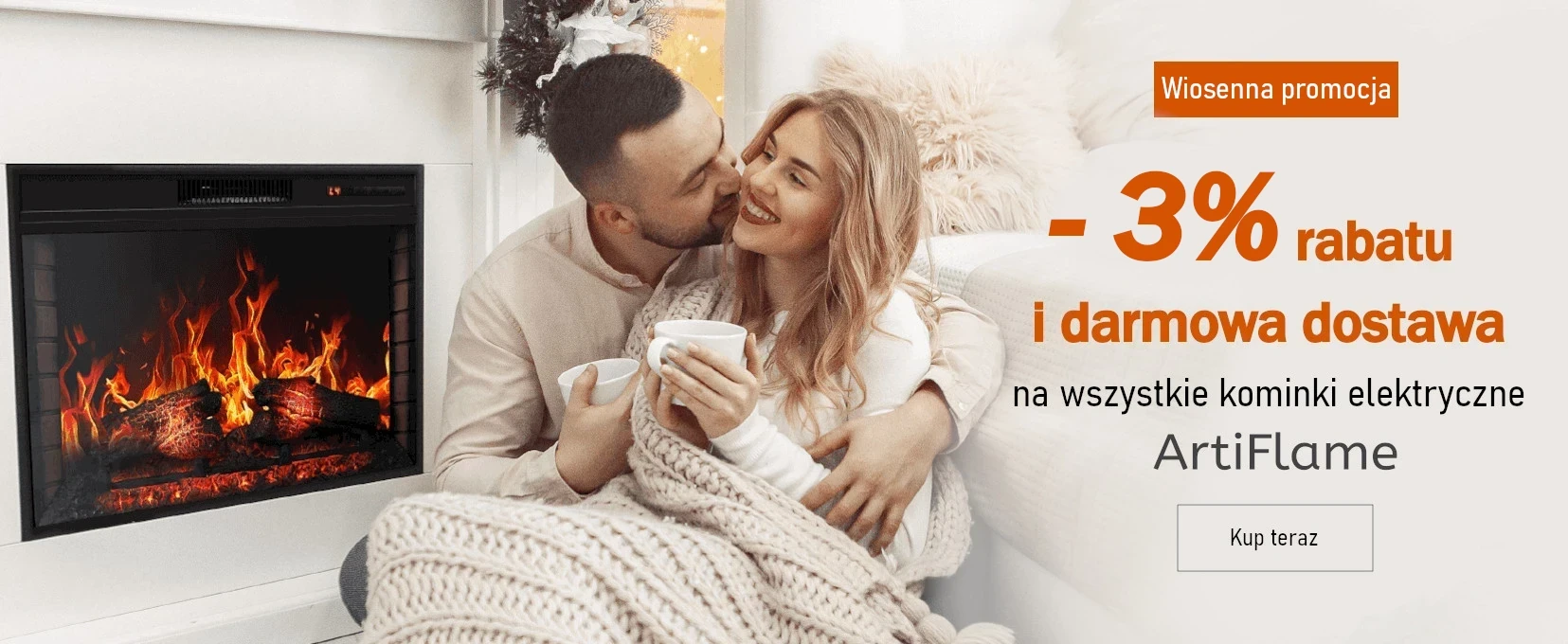 Promocja na  kominki elektryczne ArtiFlame